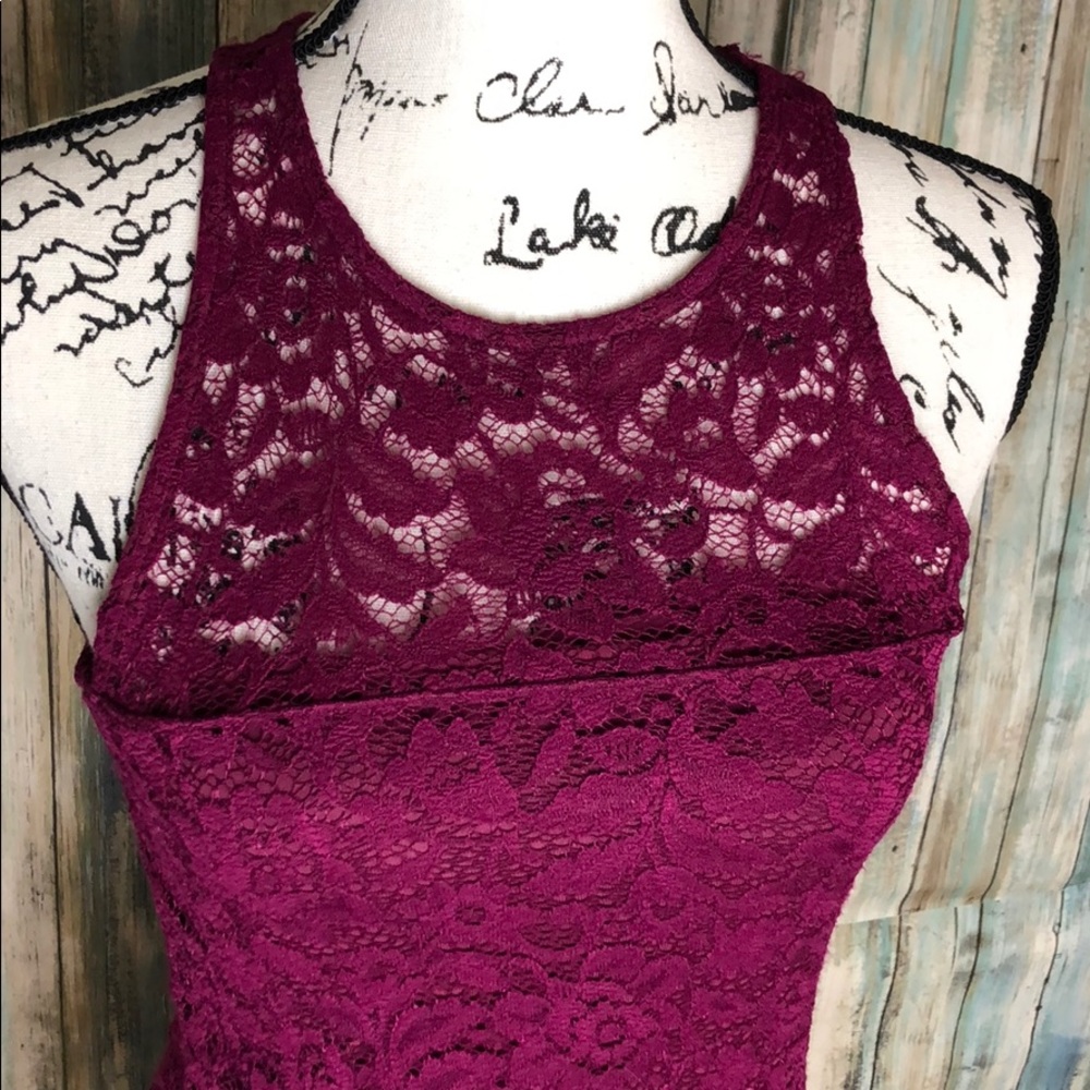 Free People Raspberry Sleeveless Dress - Picture 2 of 4